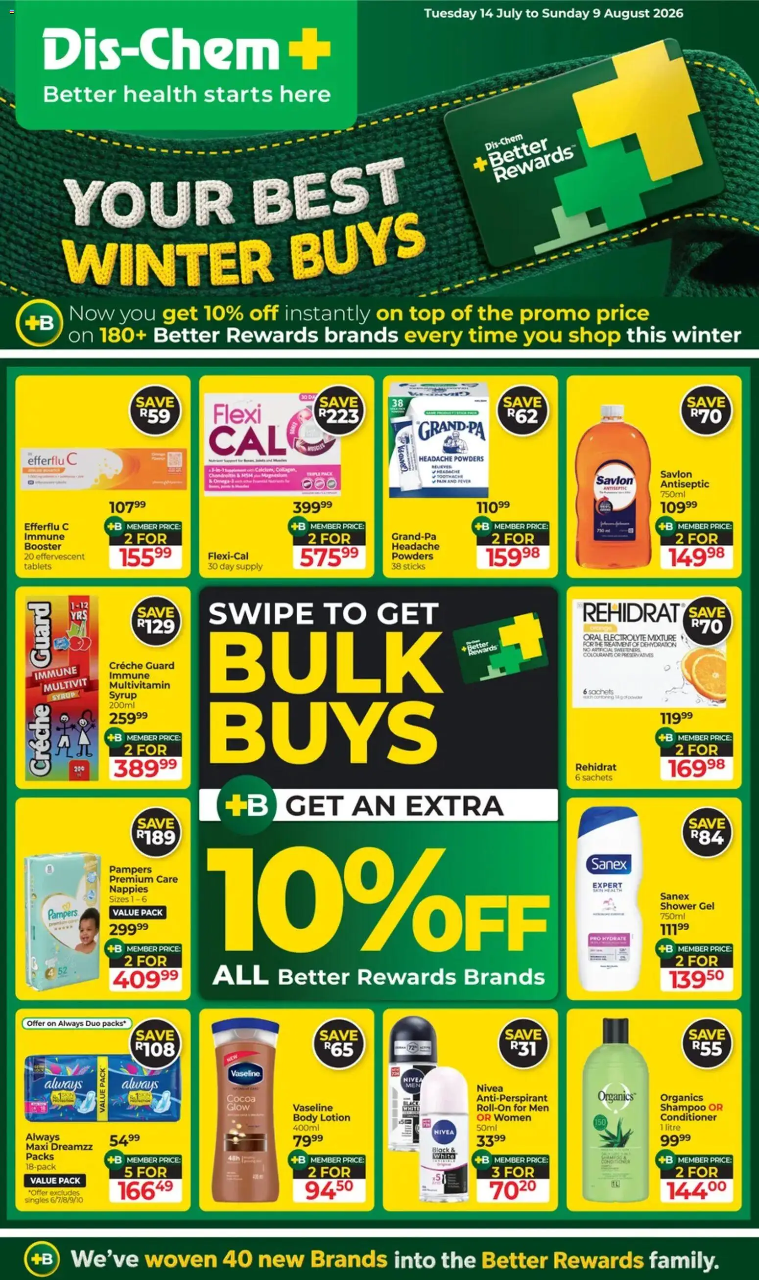 Preview of Dis-Chem flyer valid from 14/07/2026