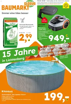 Vorschau von dem Prospekt des Geschäftes Globus Baumarkt, gültig ab dem 15.06.2026