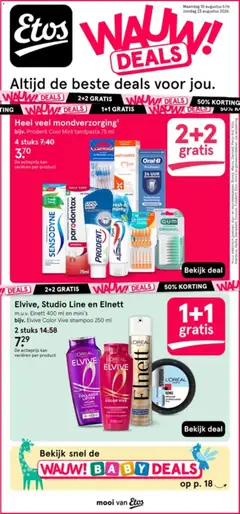 Voorbeeld van Etos folder van winkel Etos geldig vanaf 10-08-2026