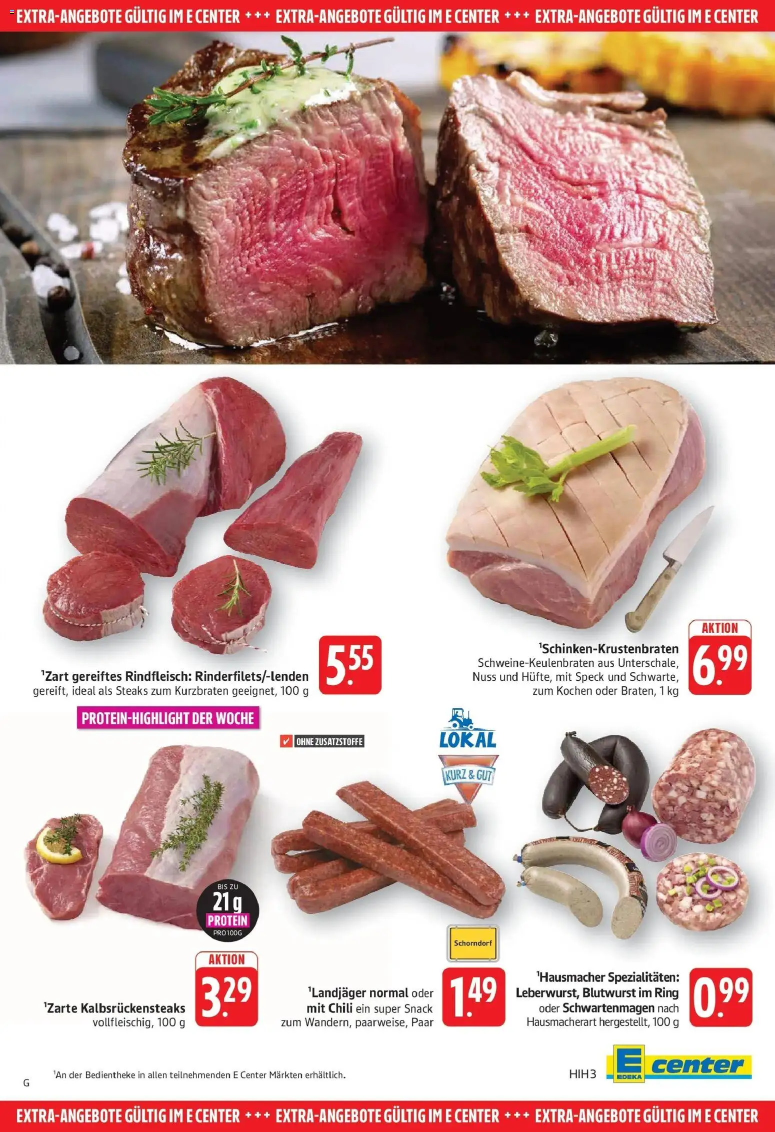 Vorschau von dem Prospekt des Geschäftes Edeka, gültig ab dem 26.10.2026