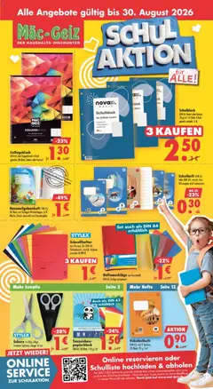 Vorschau von dem Prospekt des Geschäftes Mäc Geiz, gültig ab dem 10.08.2026