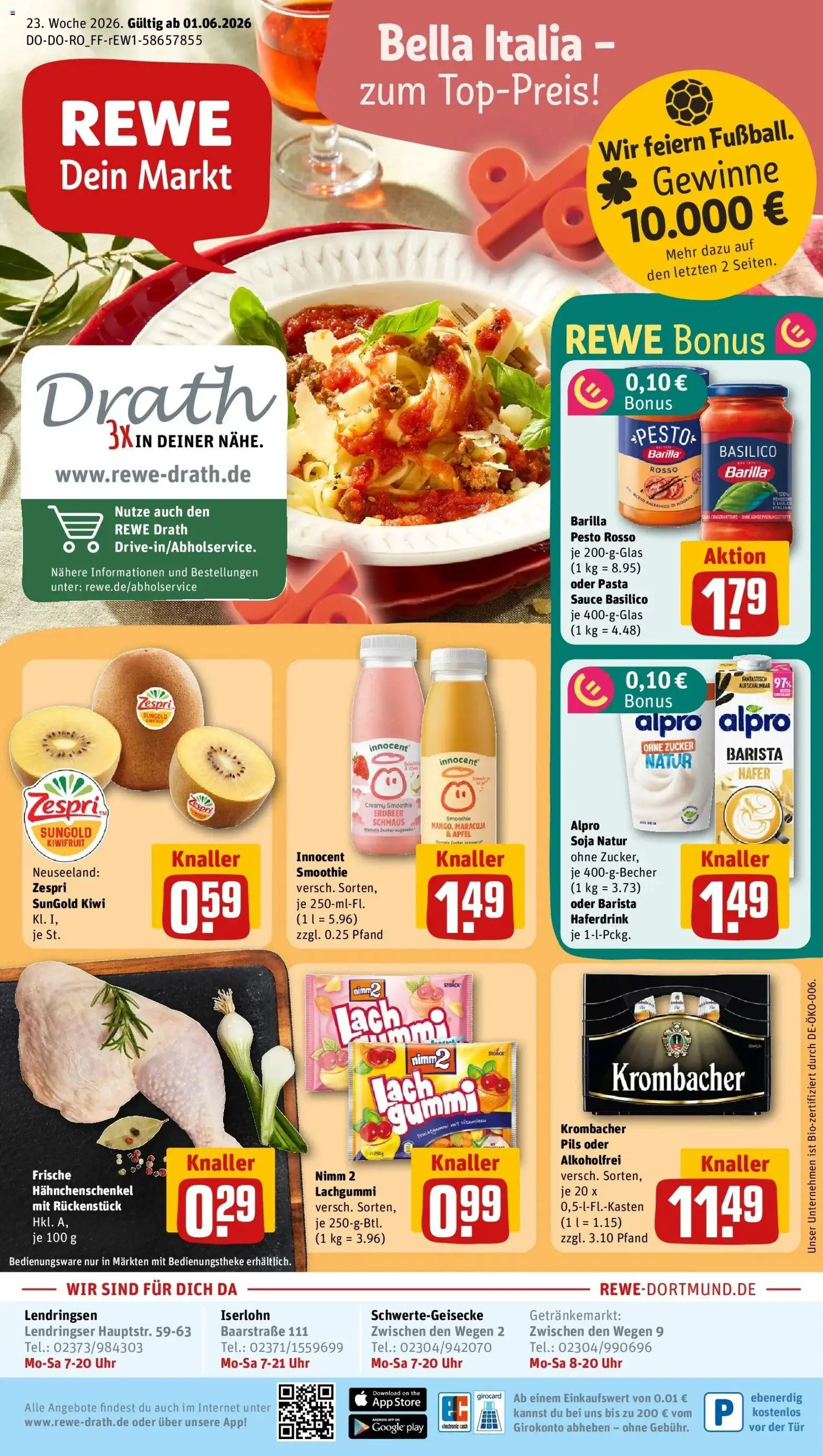 Vorschau von dem Prospekt des Geschäftes Rewe, gültig ab dem 01.06.2026