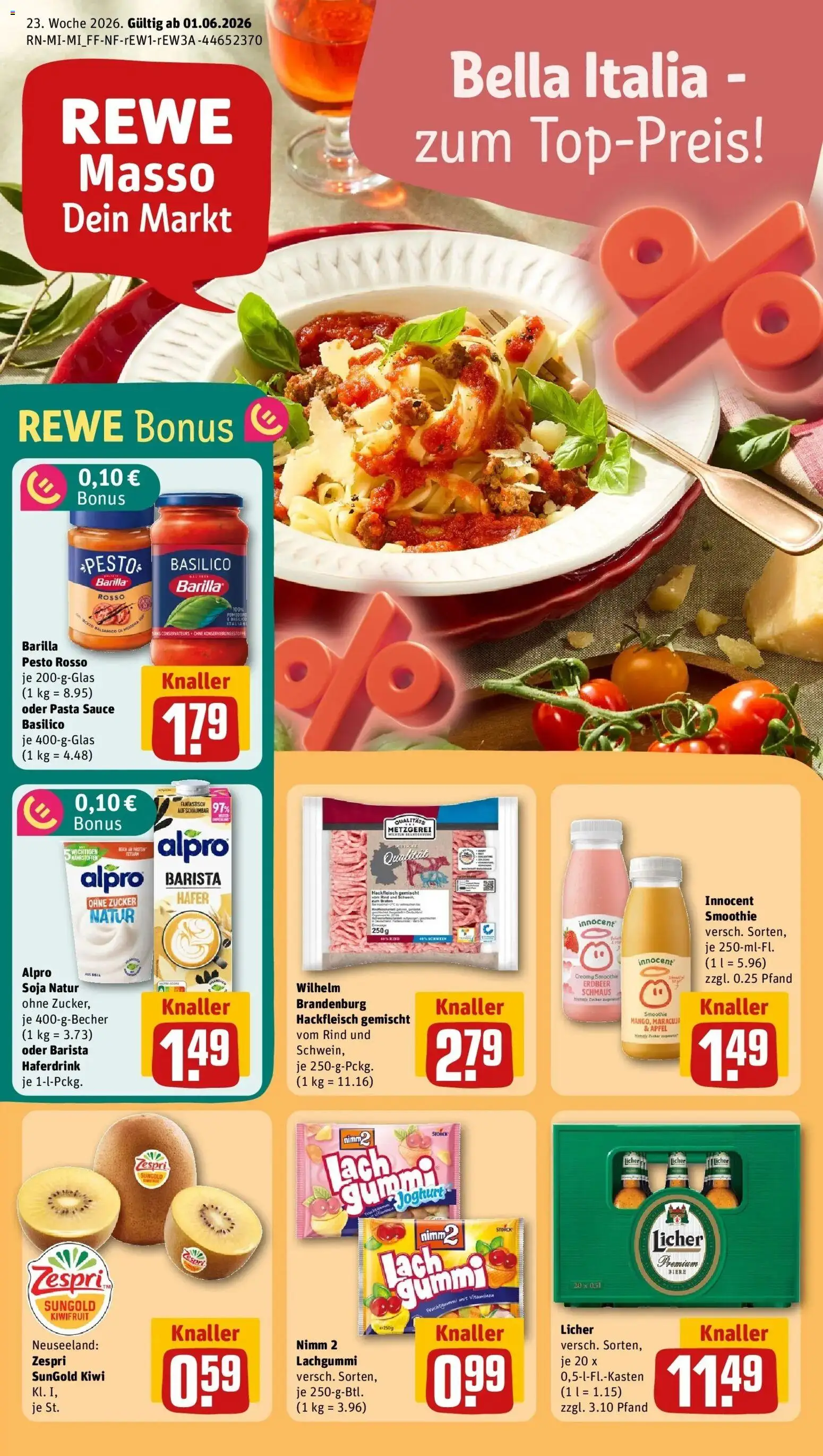 Vorschau von dem Prospekt des Geschäftes Rewe, gültig ab dem 01.06.2026