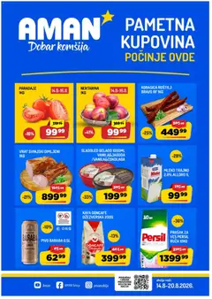 Pregled Aman kataloga - važi od 14.08.2026
