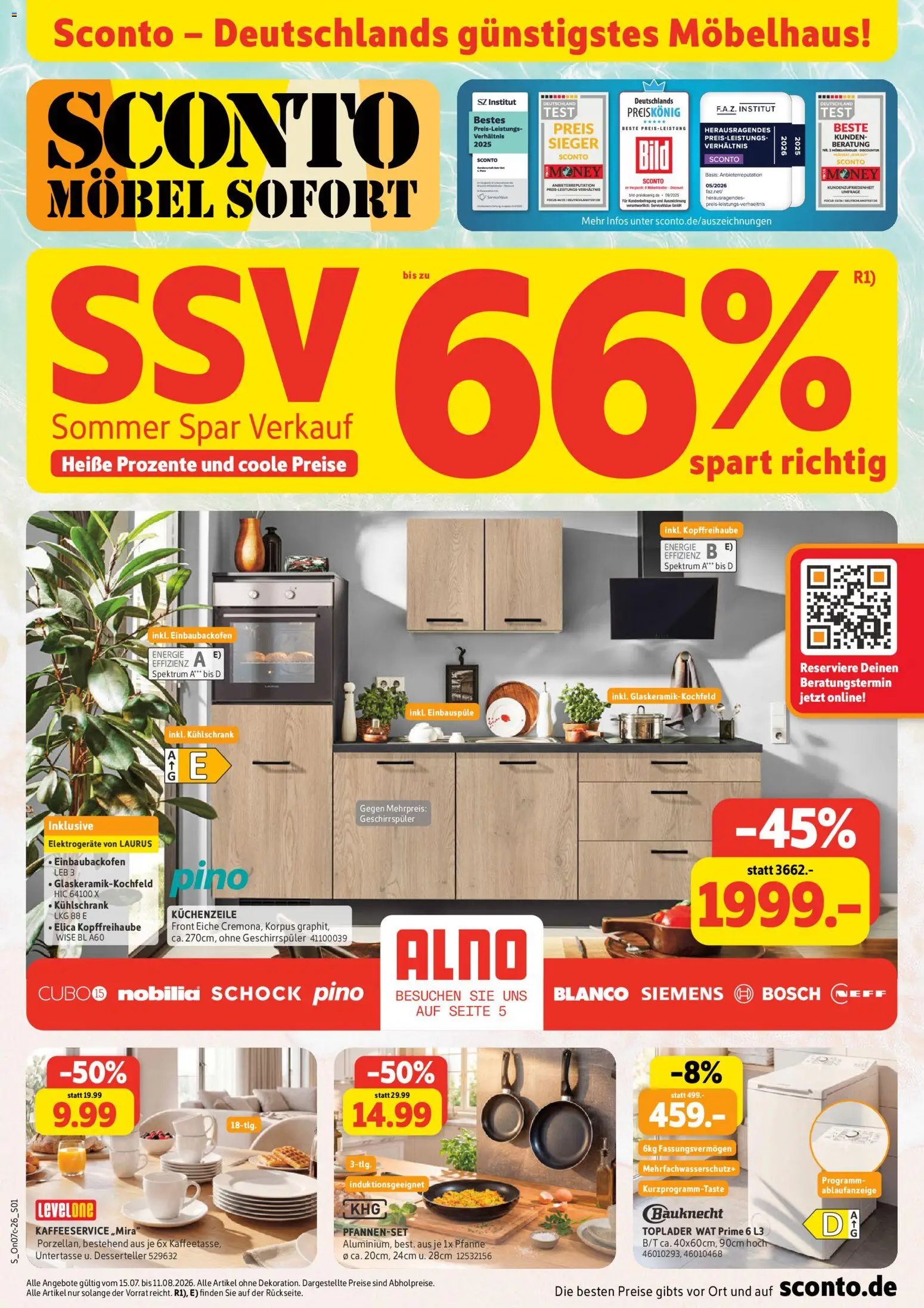 Vorschau von dem Prospekt des Geschäftes Sconto, gültig ab dem 15.07.2026