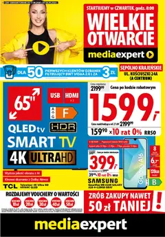 Pogląd gazetki "Mediaexpert promocje - Wielkie otwarcie Sępólno Krajeńskie" ze sklepu Mediaexpert ważnej od 17.09.2026