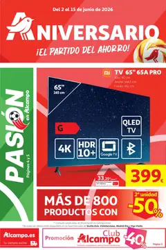 Vista previa del folleto de la tienda Alcampo válido desde el 02/06/2026 