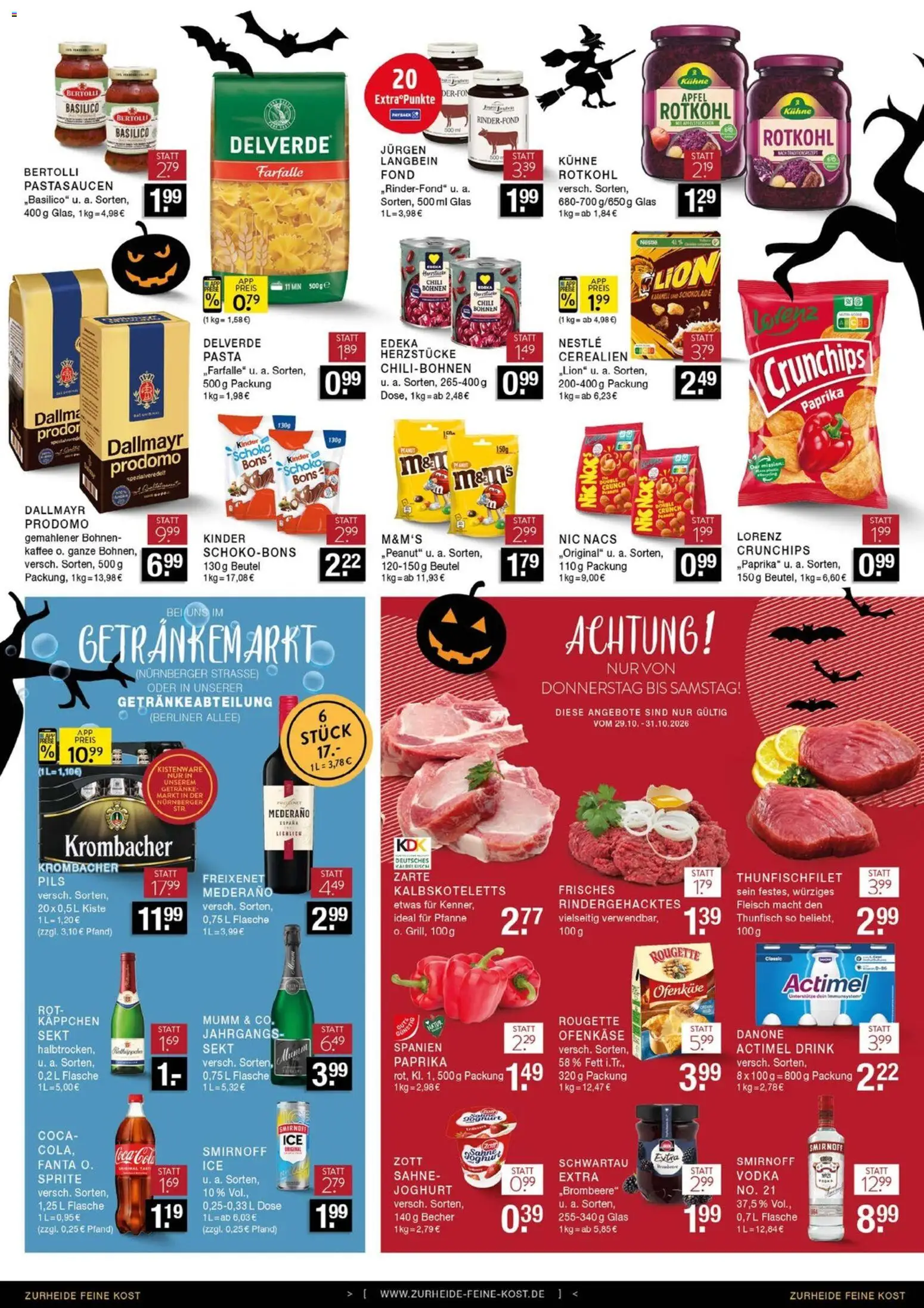 Vorschau von dem Prospekt des Geschäftes Edeka Zurheide, gültig ab dem 26.10.2026