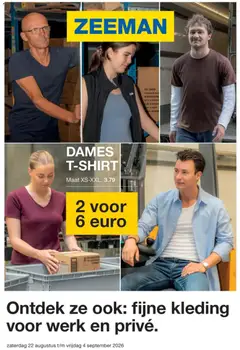Voorbeeld van Zeeman Folder van winkel Zeeman geldig vanaf 22/08/2026