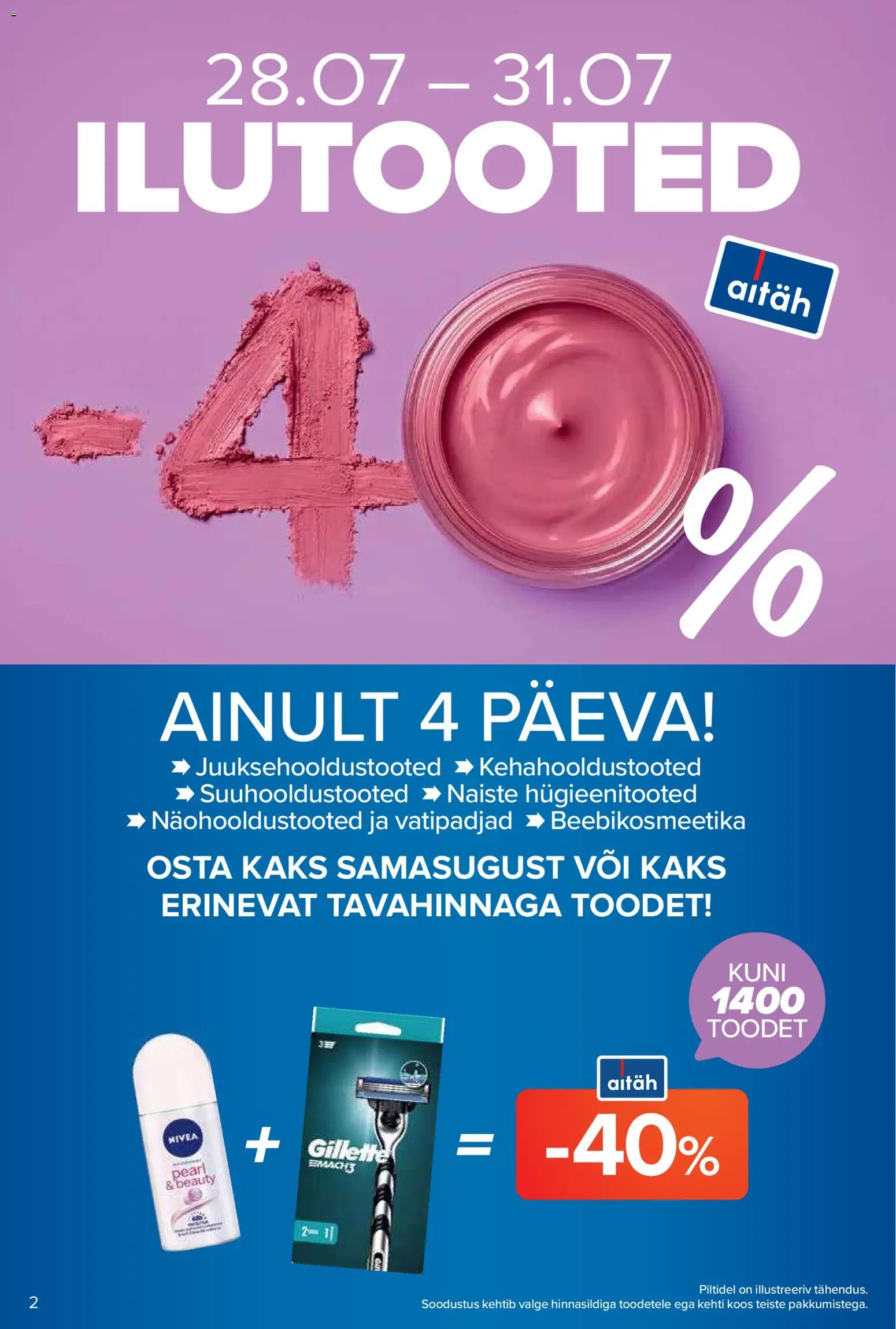 Maxima kliendilehe eelvaade alates 28.07.2026