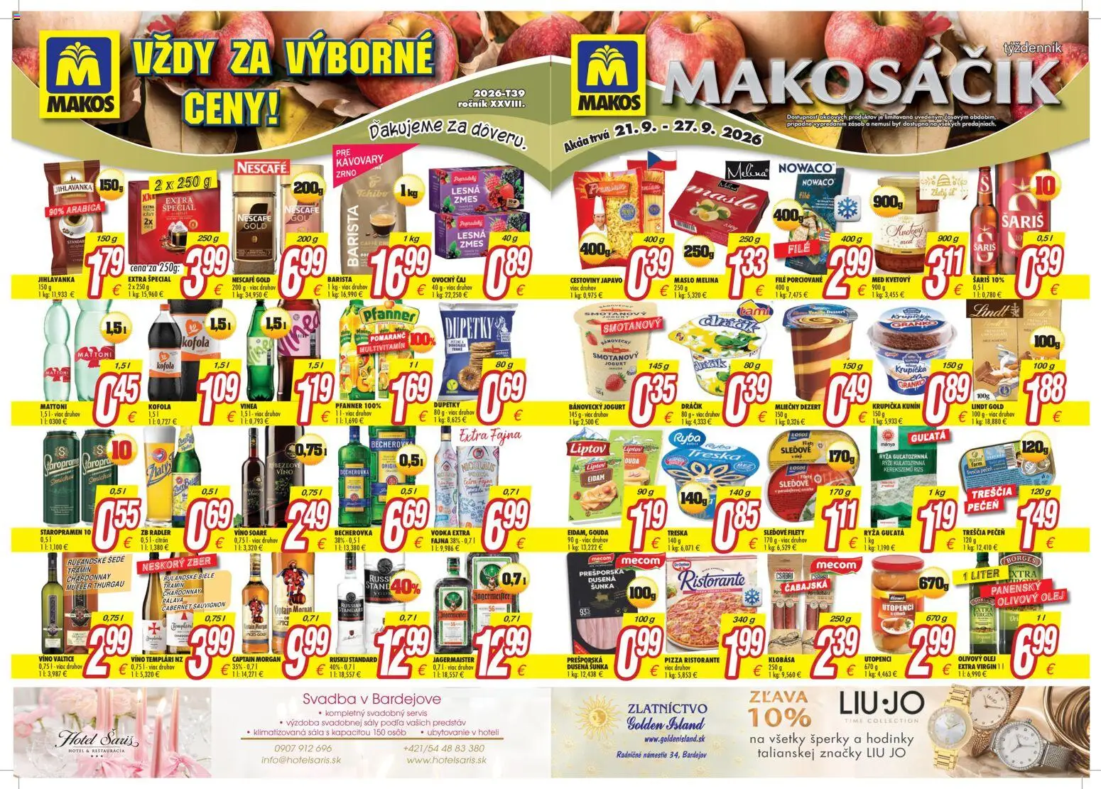 Náhľad Makos letáku platného od 21.09.2026