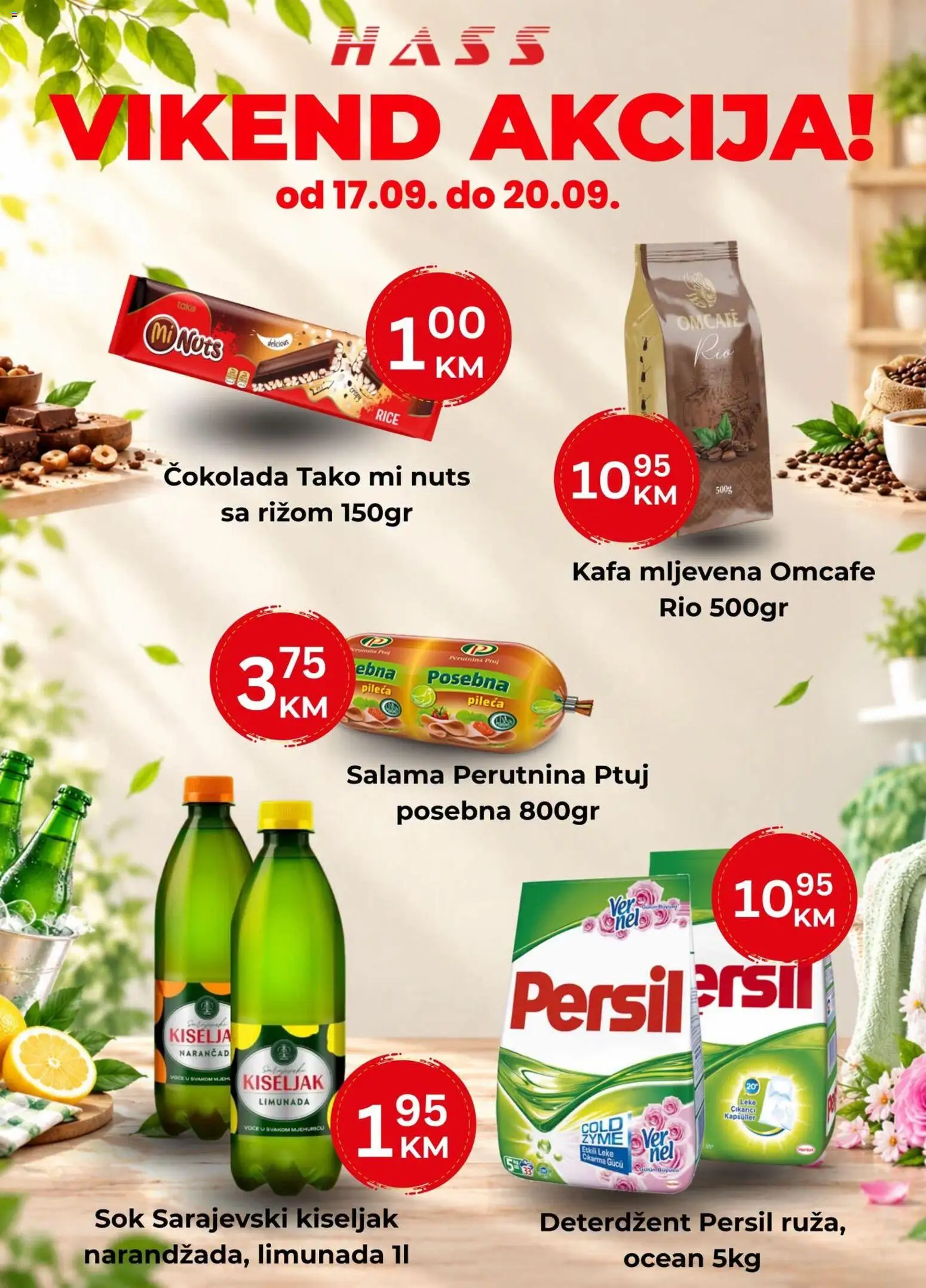 Pregled letka Hass vikend akcija trgovine Hass vrijedi od 17.09.2026