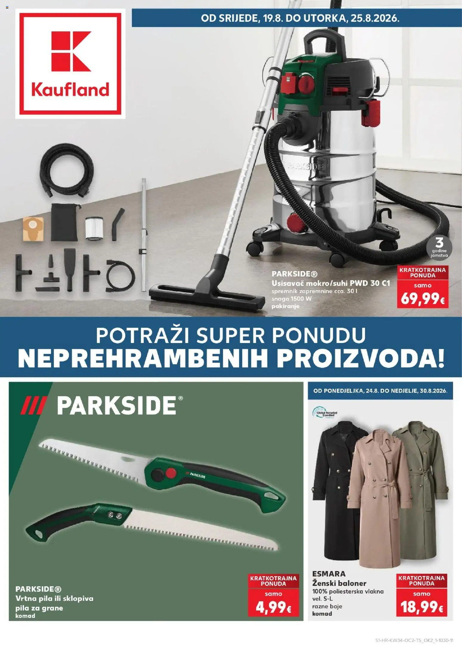 Pregled letka Kaufland - Rijeka Zamet trgovine Kaufland vrijedi od 19.08.2026