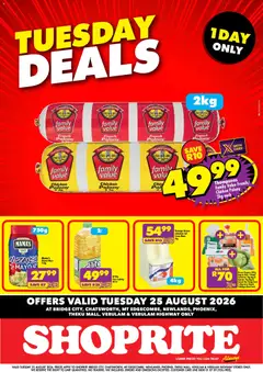 Preview of Shoprite flyer valid from 25/08/2026