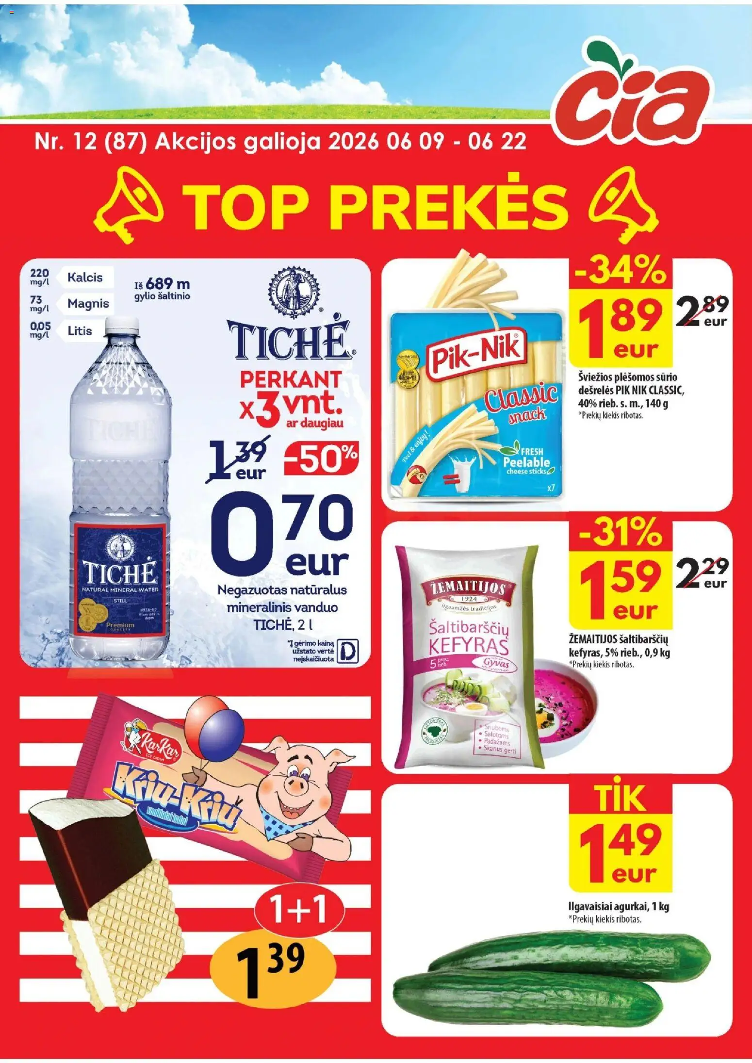 ČIA MARKET parduotuvės leidinio ČIA MARKET leidinys galiojančio nuo 2026.06.09 peržiūra