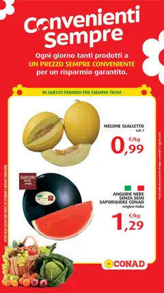 Anteprima dell'opuscolo Conad volantino Convenienti Sempre dal negozio Conad valido da 28/07/2026