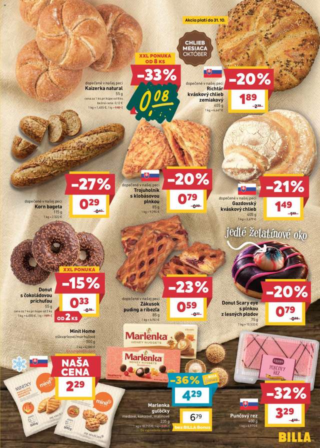 Nový Billa leták od 28.10.