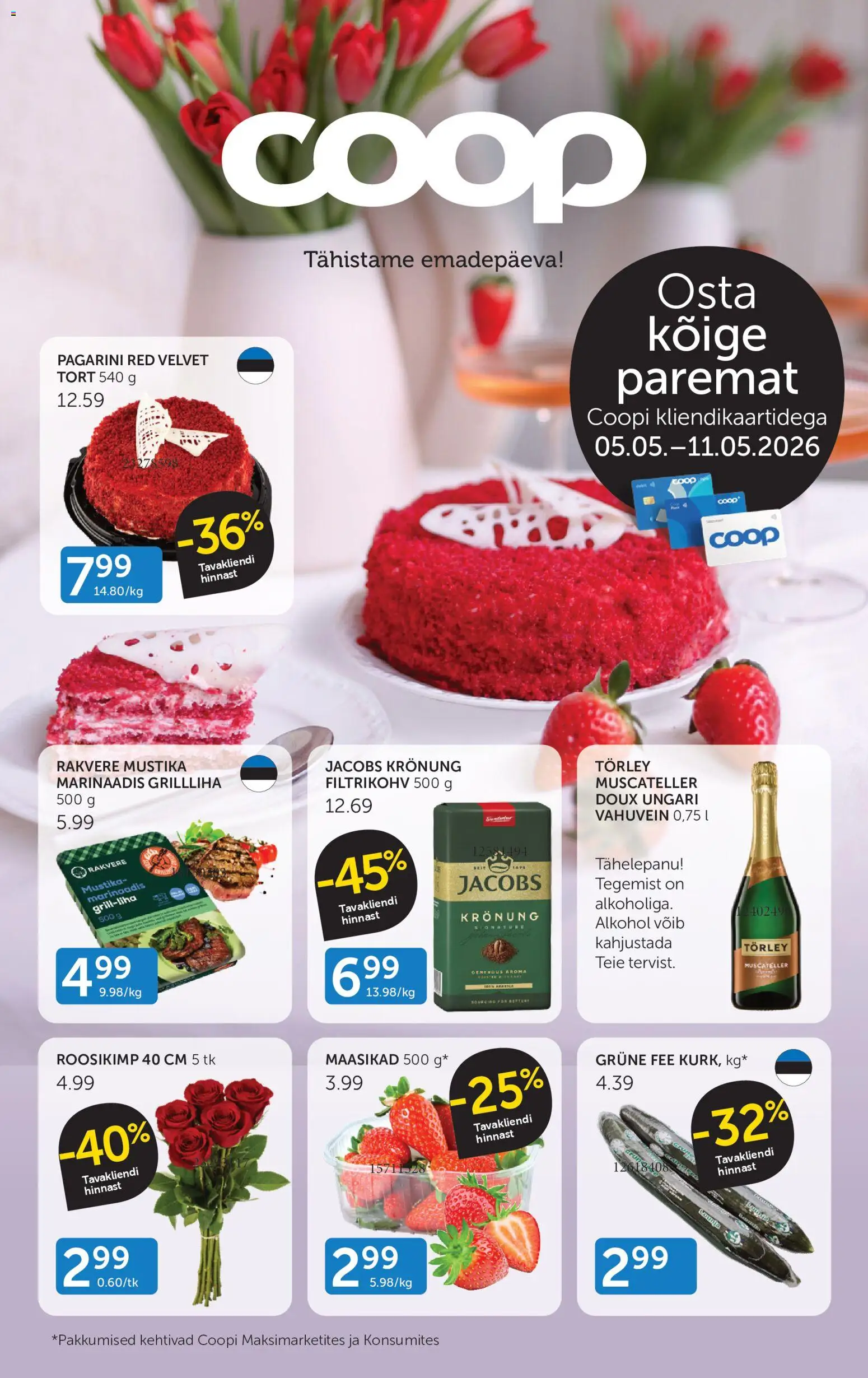 Coop kliendilehe eelvaade alates 05.05.2026
