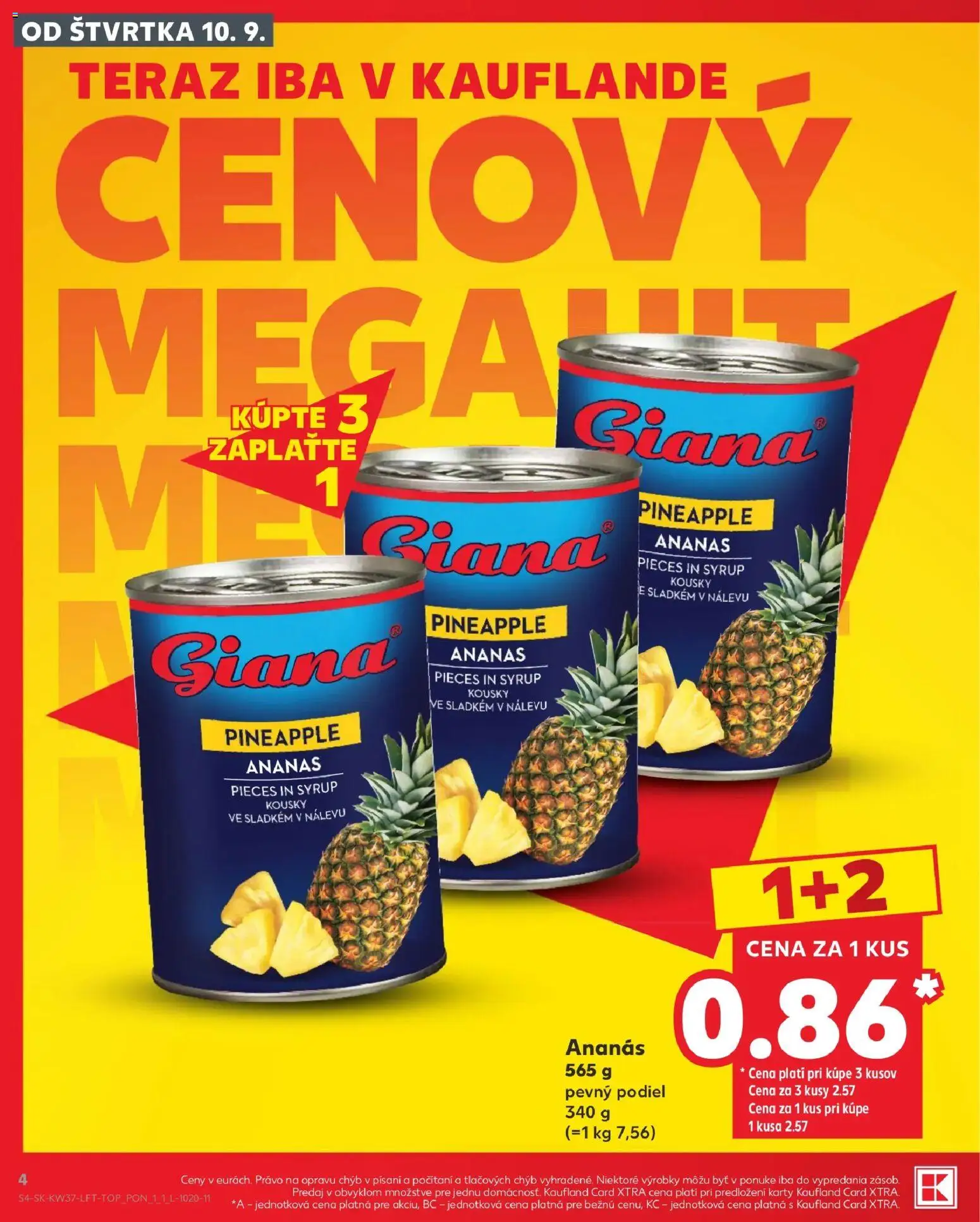 Náhľad Kaufland letáku platného od 10.09.2026