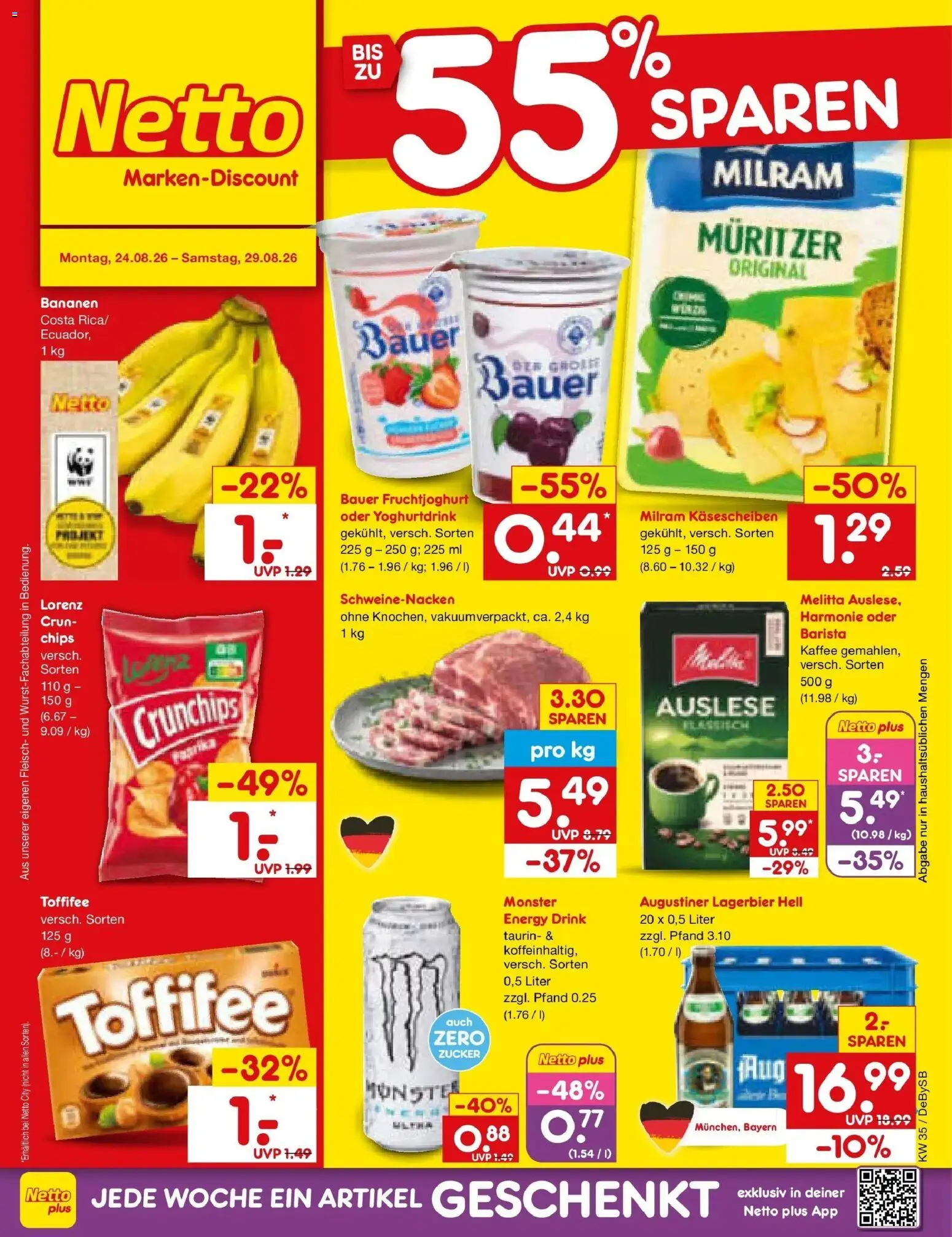 Vorschau von dem Prospekt des Geschäftes Netto Marken-Discount, gültig ab dem 24.08.2026