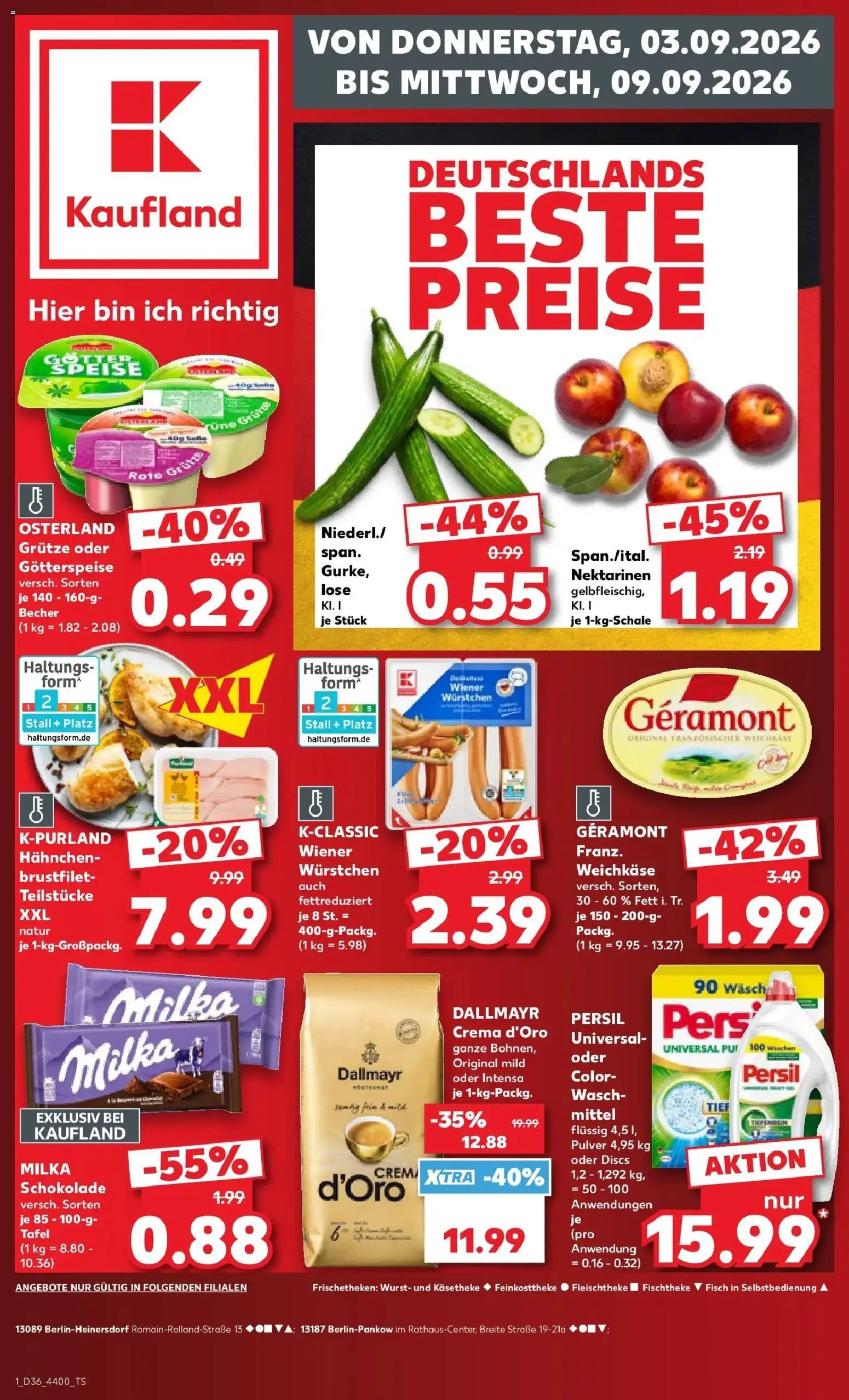 Vorschau von dem Prospekt des Geschäftes Kaufland, gültig ab dem 03.09.2026