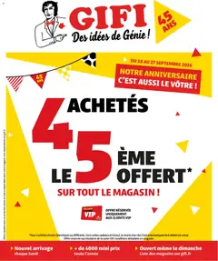 Prévisualisation de GiFi catalogue du magasin GiFi formulaire valide 18/09/2026