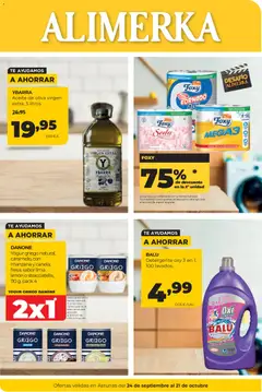 Vista previa del folleto de la tienda Alimerka válido desde el 24/09/2026 