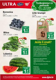 Pregled letka Djelo Katalog trgovine Djelo vrijedi od 13.05.2026
