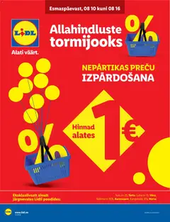 Lidl kliendilehe eelvaade alates 10.08.2026