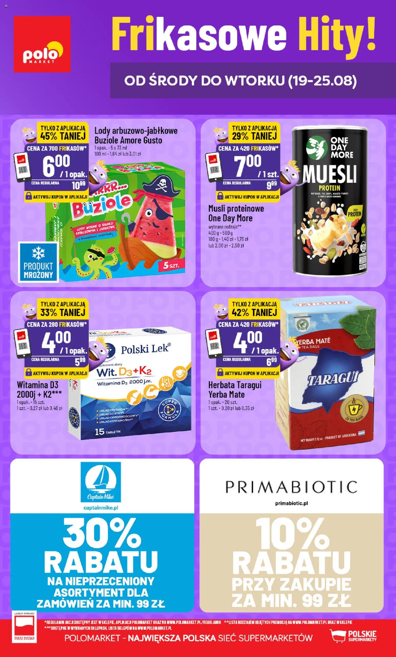 Pogląd gazetki "POLOmarket gazetka - Frikasowe Hity" ze sklepu POLOmarket ważnej od 19.08.2026