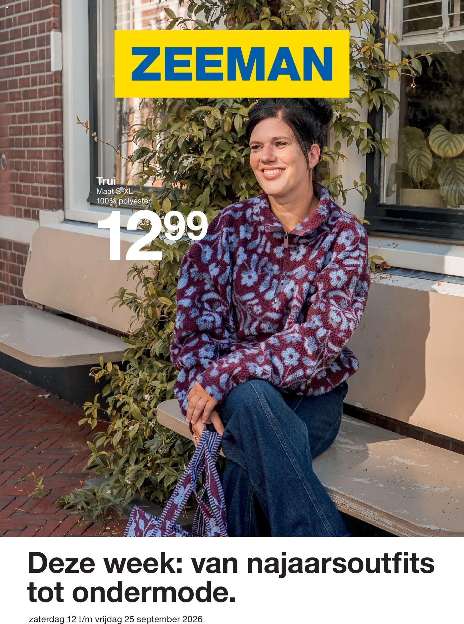 Voorbeeld van Zeeman folder van winkel Zeeman geldig vanaf 12-09-2026