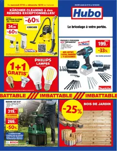 Voorbeeld van Hubo Publicité van winkel Hubo geldig vanaf 07/10/2026