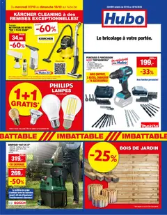 Voorbeeld van Hubo Publicité van winkel Hubo geldig vanaf 07/10/2026