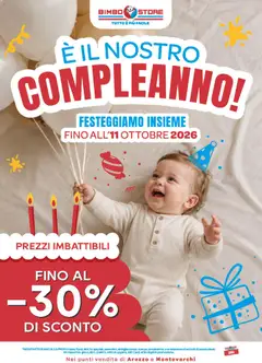 Anteprima dell'opuscolo Bimbo store volantino Arezzo, Montevarchi, Foligno dal negozio Bimbo store valido da 01/10/2026