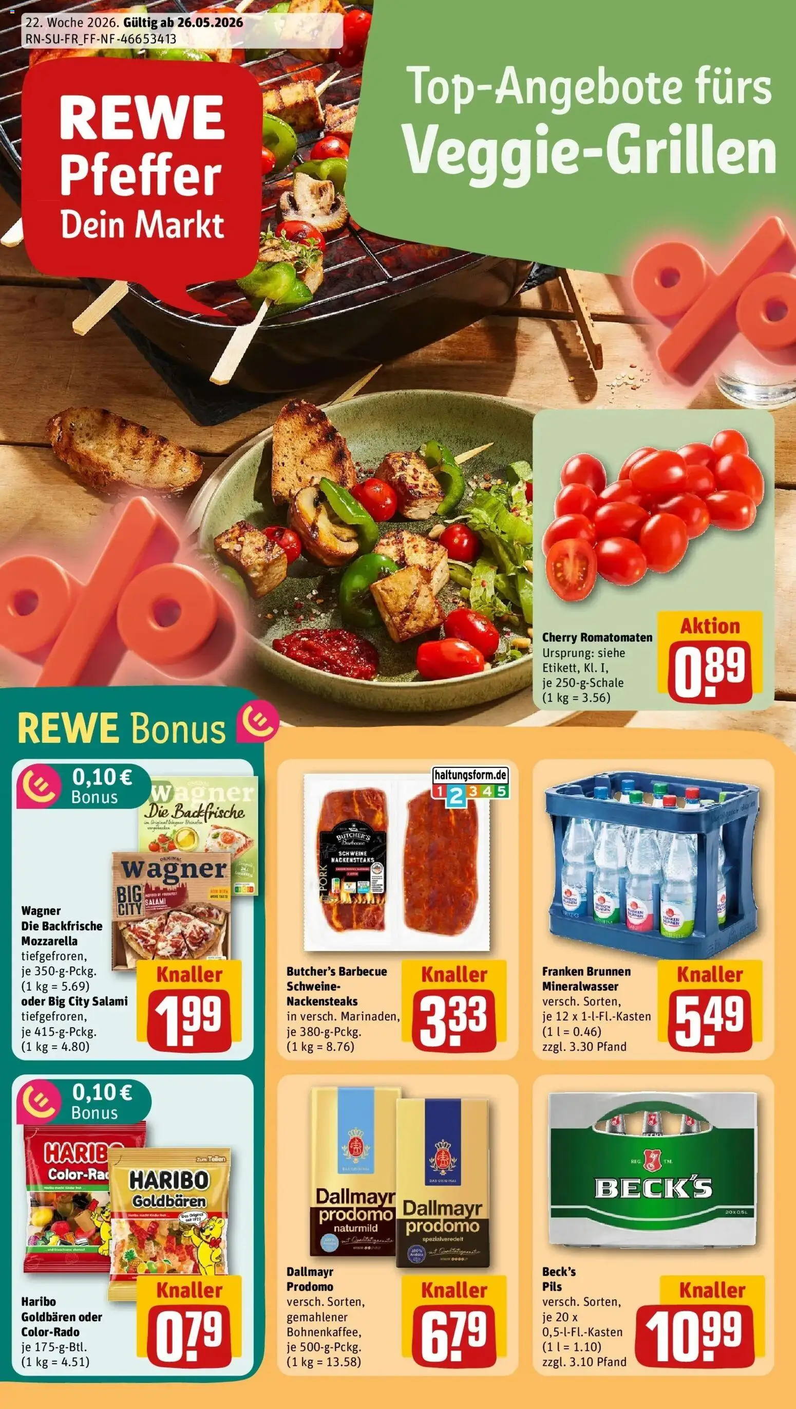 Vorschau von dem Prospekt des Geschäftes Rewe, gültig ab dem 26.05.2026