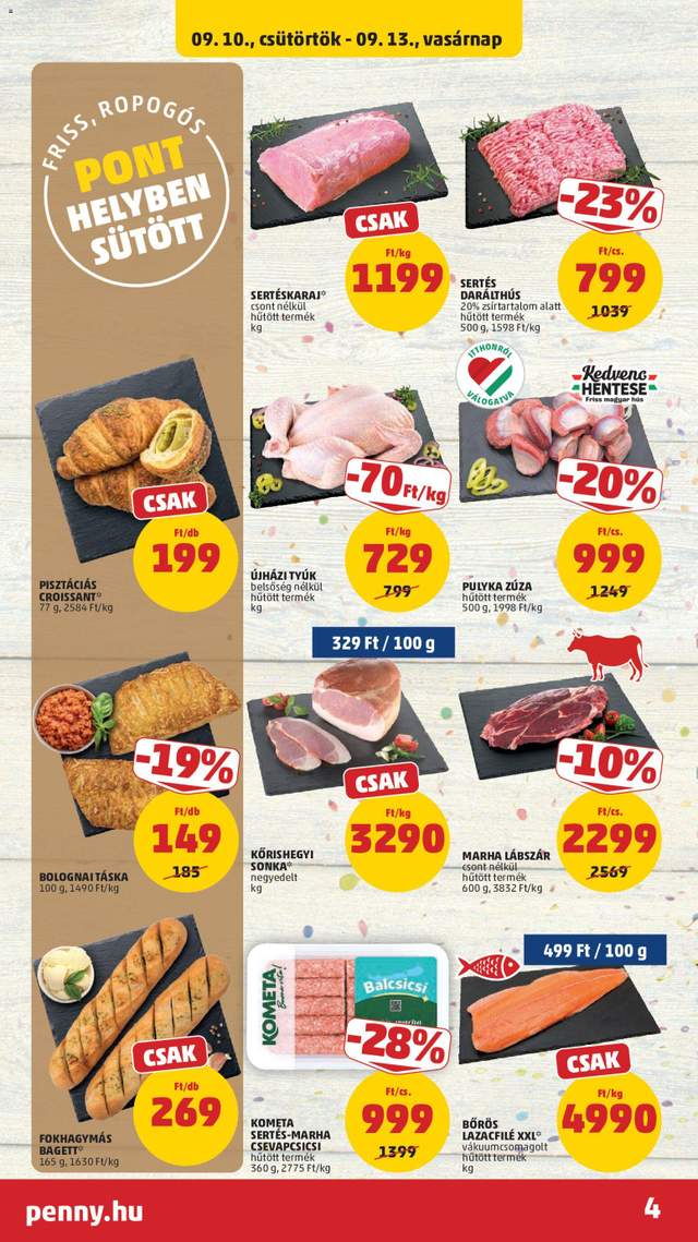 Új Penny akciós újság 09.10.