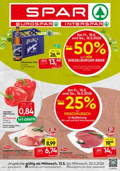 Vorschau der Angebote: Spar Spar Flugblatt - Wien gültig ab 13.05.2026