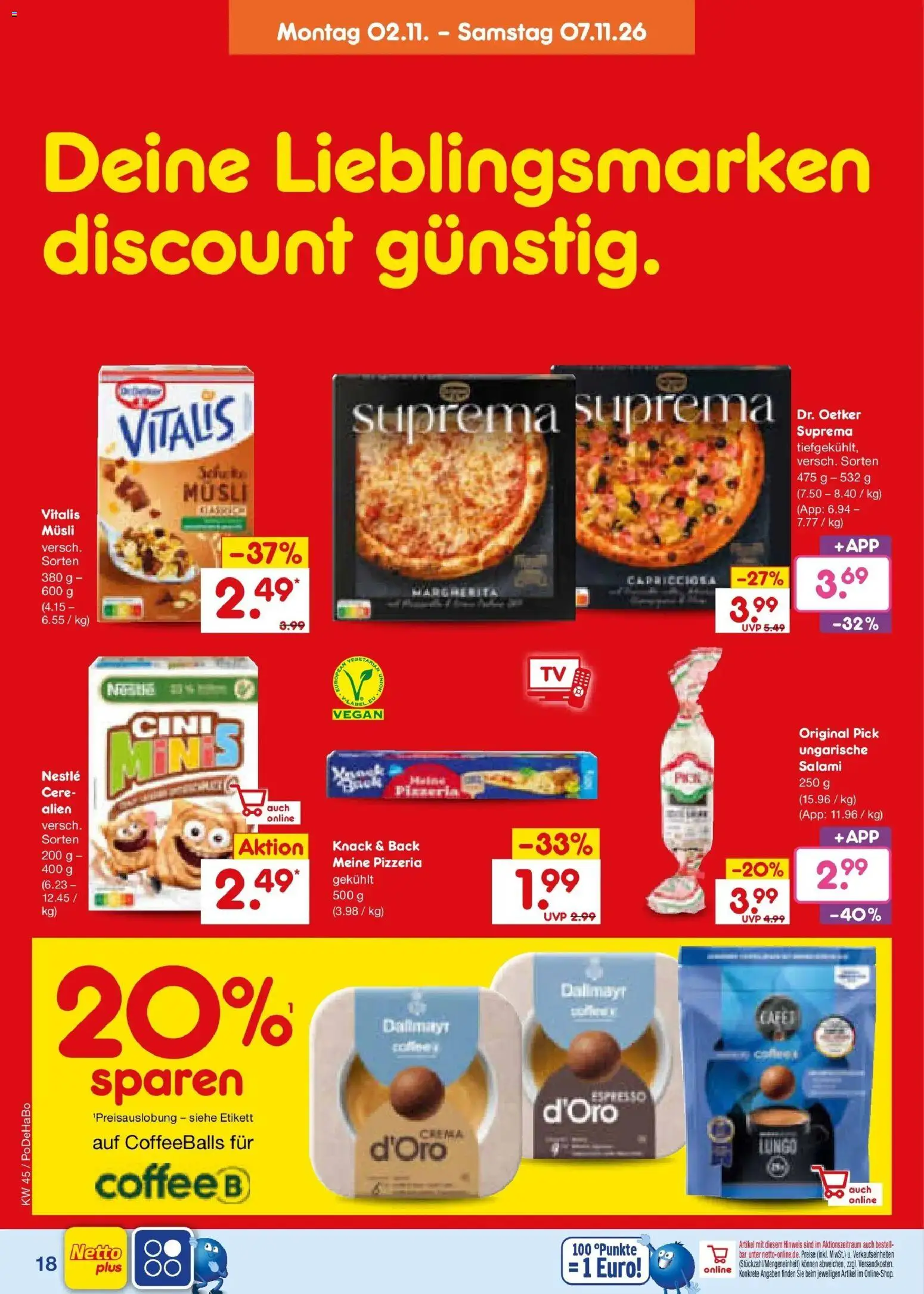 Vorschau von dem Prospekt des Geschäftes Netto Marken-Discount, gültig ab dem 02.11.2026