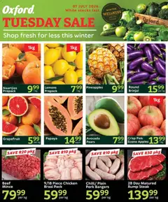 Preview of Oxford Freshmarket flyer valid from 07/07/2026