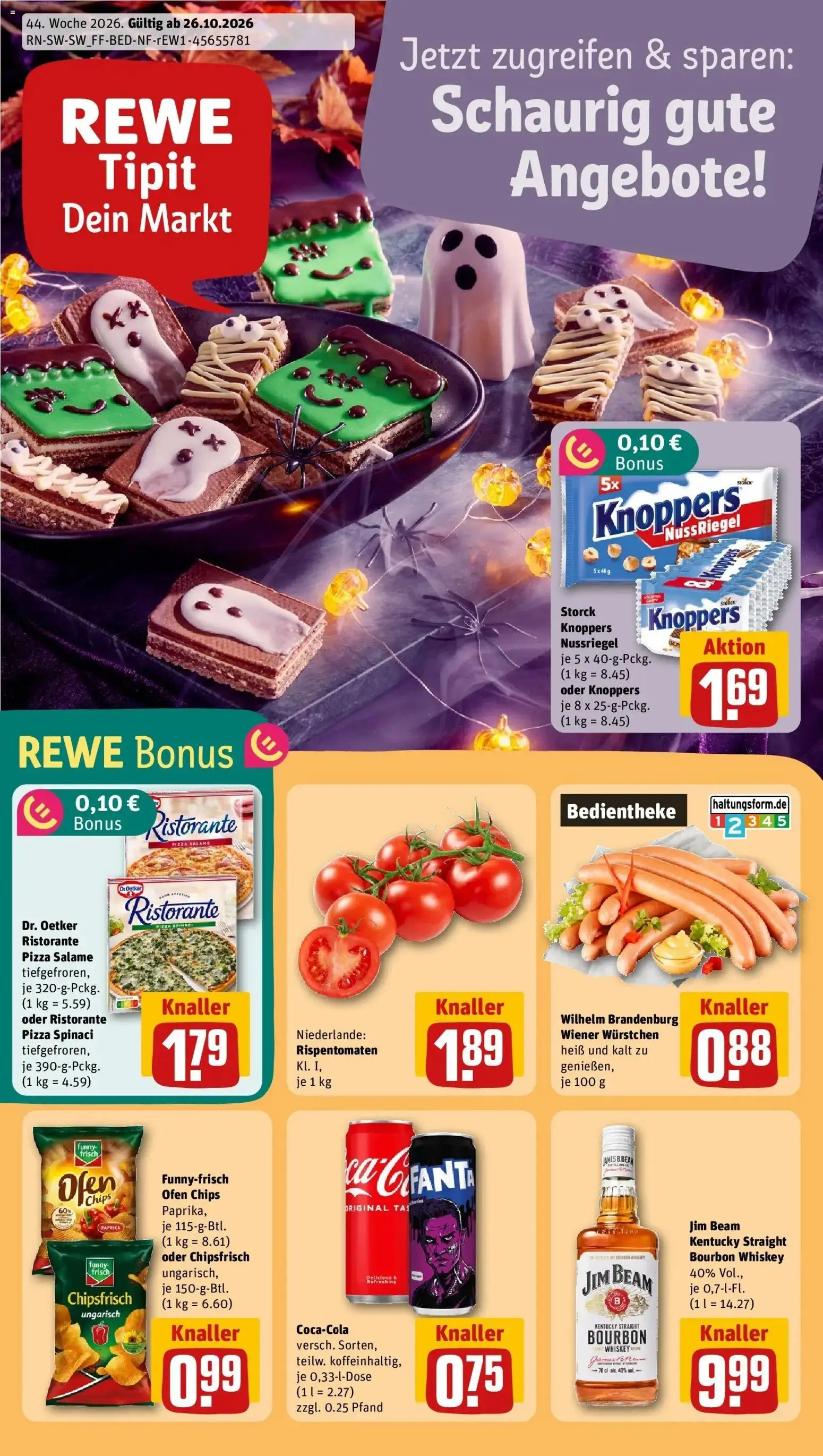 Vorschau von dem Prospekt des Geschäftes Rewe, gültig ab dem 26.10.2026