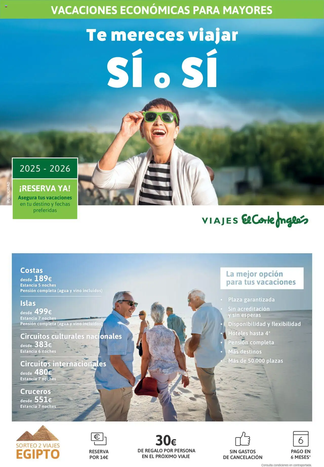 Vista previa del folleto de la tienda Viajes El Corte Inglés válido desde el 01/09/2025 - Té, Vino, Agua
