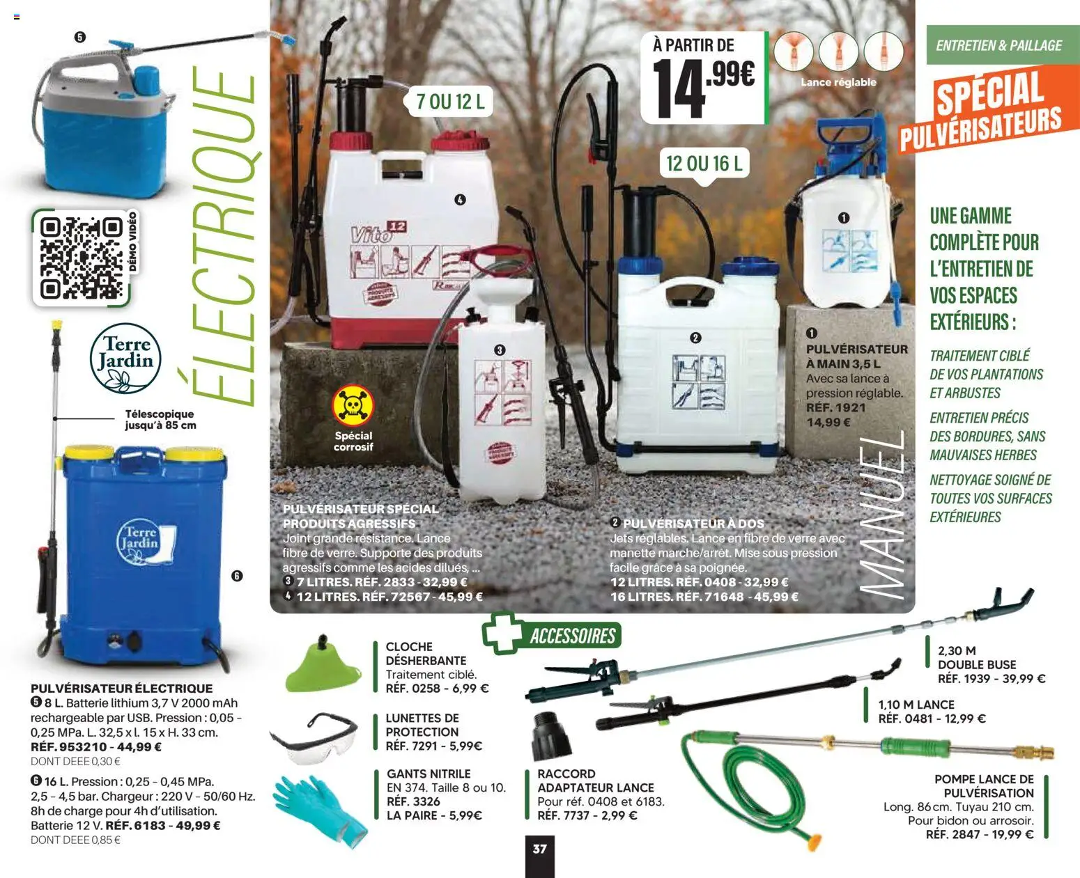 Prévisualisation de Shopix Catalogue Autome-Hiver 2026/2027 du magasin Shopix formulaire valide 01/09/2026 - Vidéo, Lunettes, Batterie, Gants, Adaptateur, Tuyau, Pulvérisateur électrique, Pulverisateur a dos