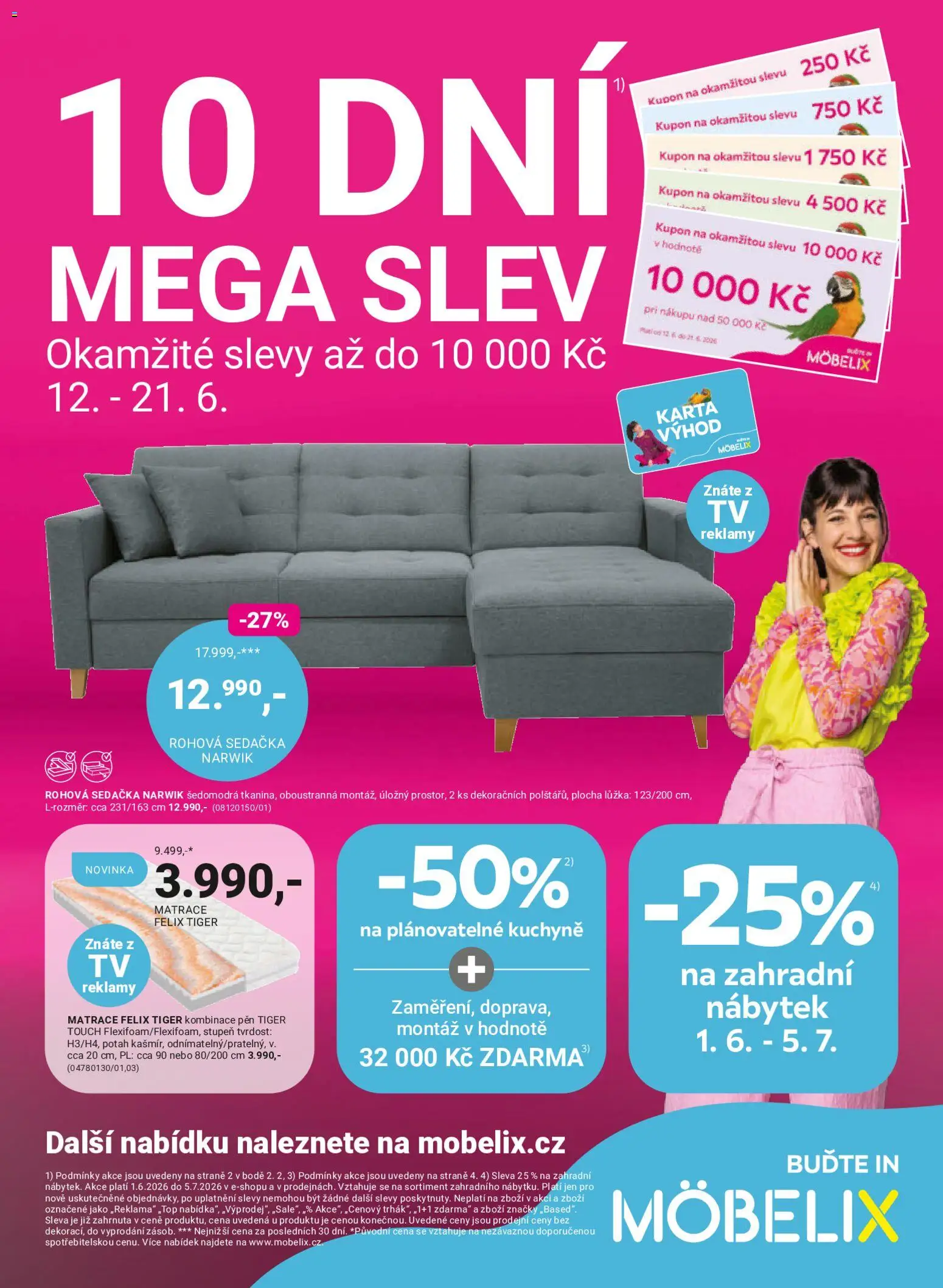 Náhled nabídky: Möbelix Möbelix leták platný od 08.06.2026