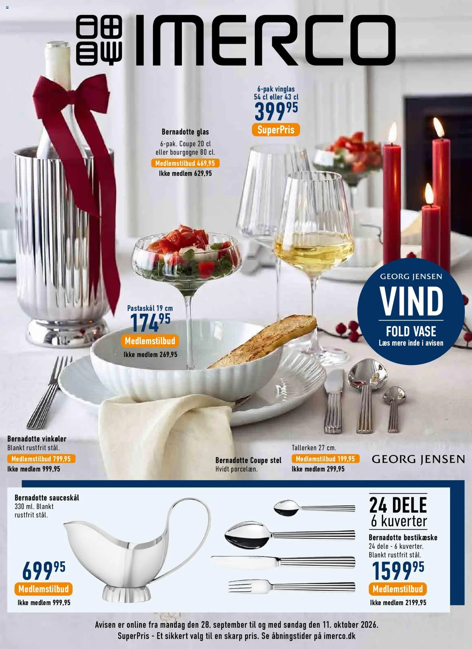 Eksempel på tilbudsavis Imerco - Tibudsavis Uge 40 fra butik Imerco gyldig fra 28/09/2026