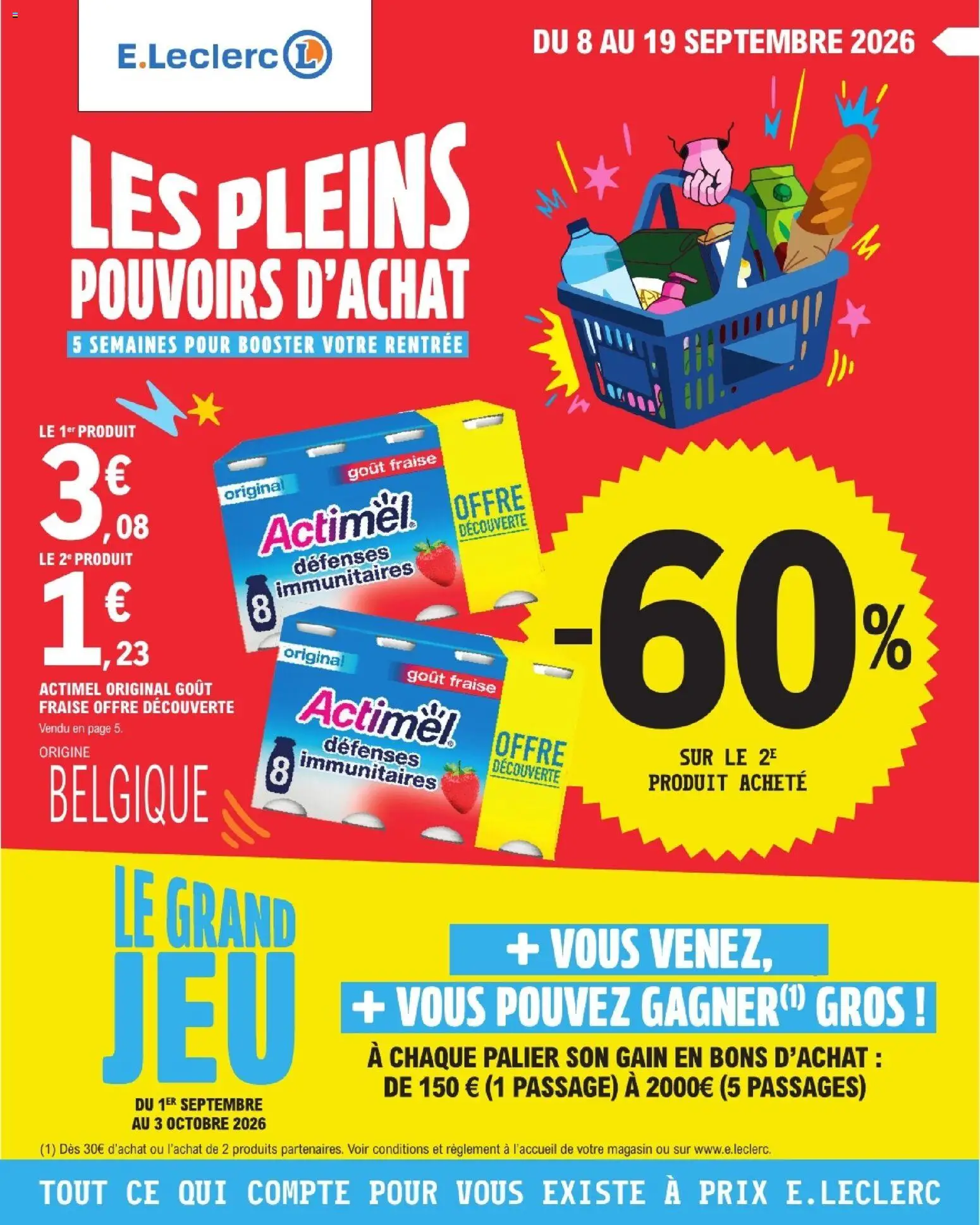 Prévisualisation de E.Leclerc catalogue du magasin E.Leclerc formulaire valide 08/09/2026