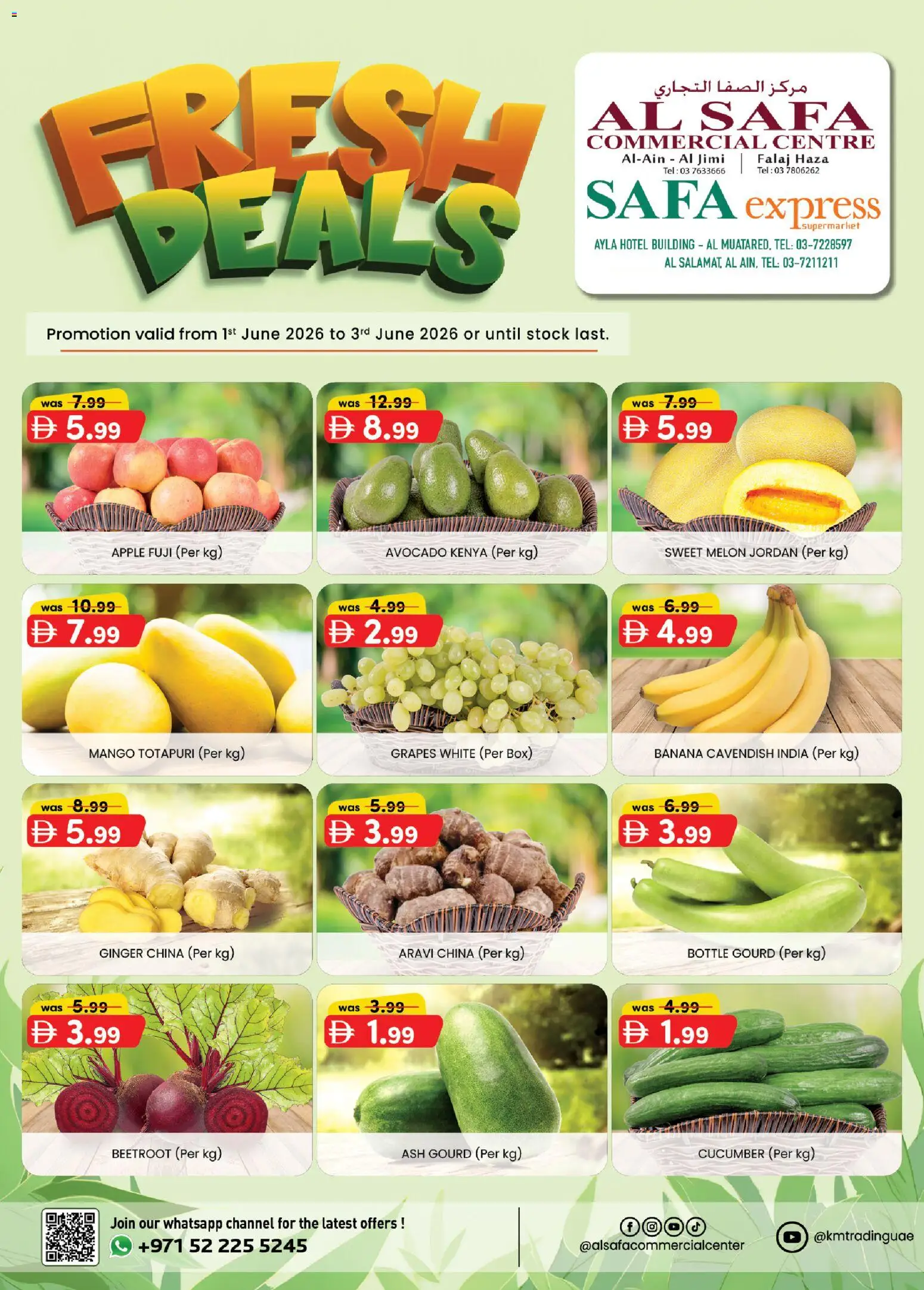 Preview of the catalogue KM Trading Fresh Deals Al Safa Safa Express of store KM Trading valid from 1 Jun, 2026