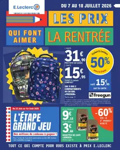 Prévisualisation de E.Leclerc catalogue du magasin E.Leclerc formulaire valide 07/07/2026