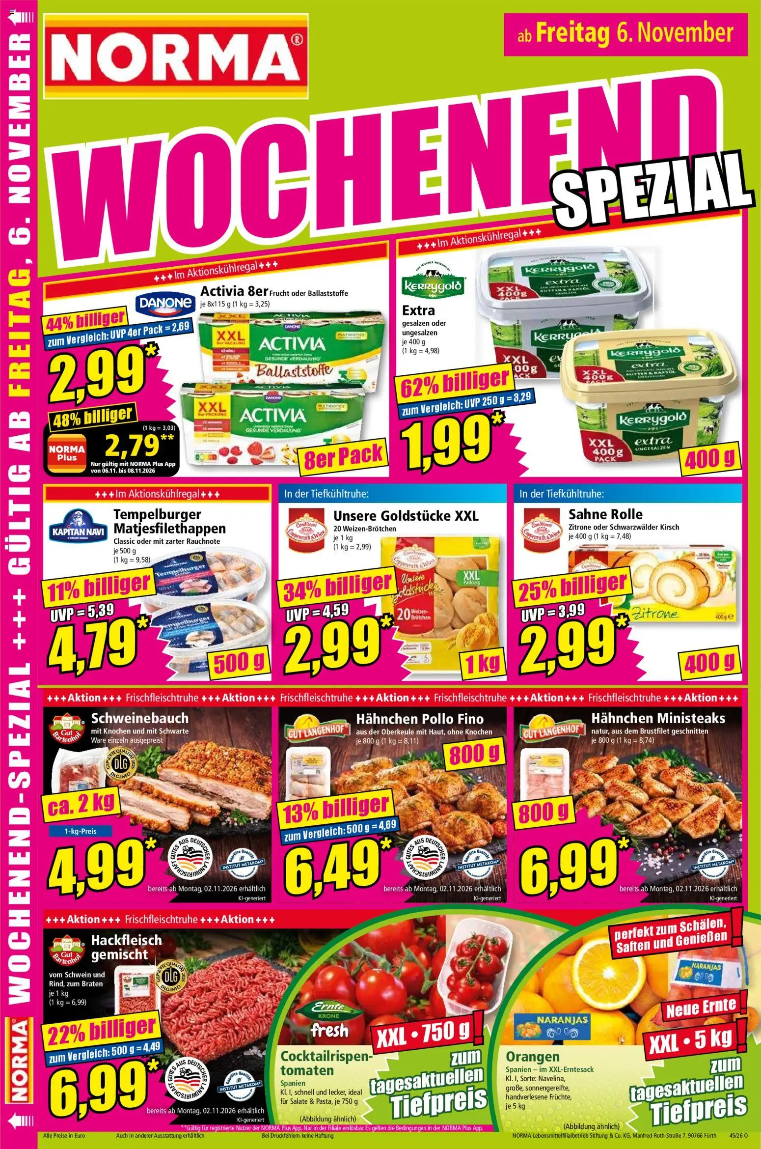 Vorschau von dem Prospekt des Geschäftes Norma, gültig ab dem 02.11.2026