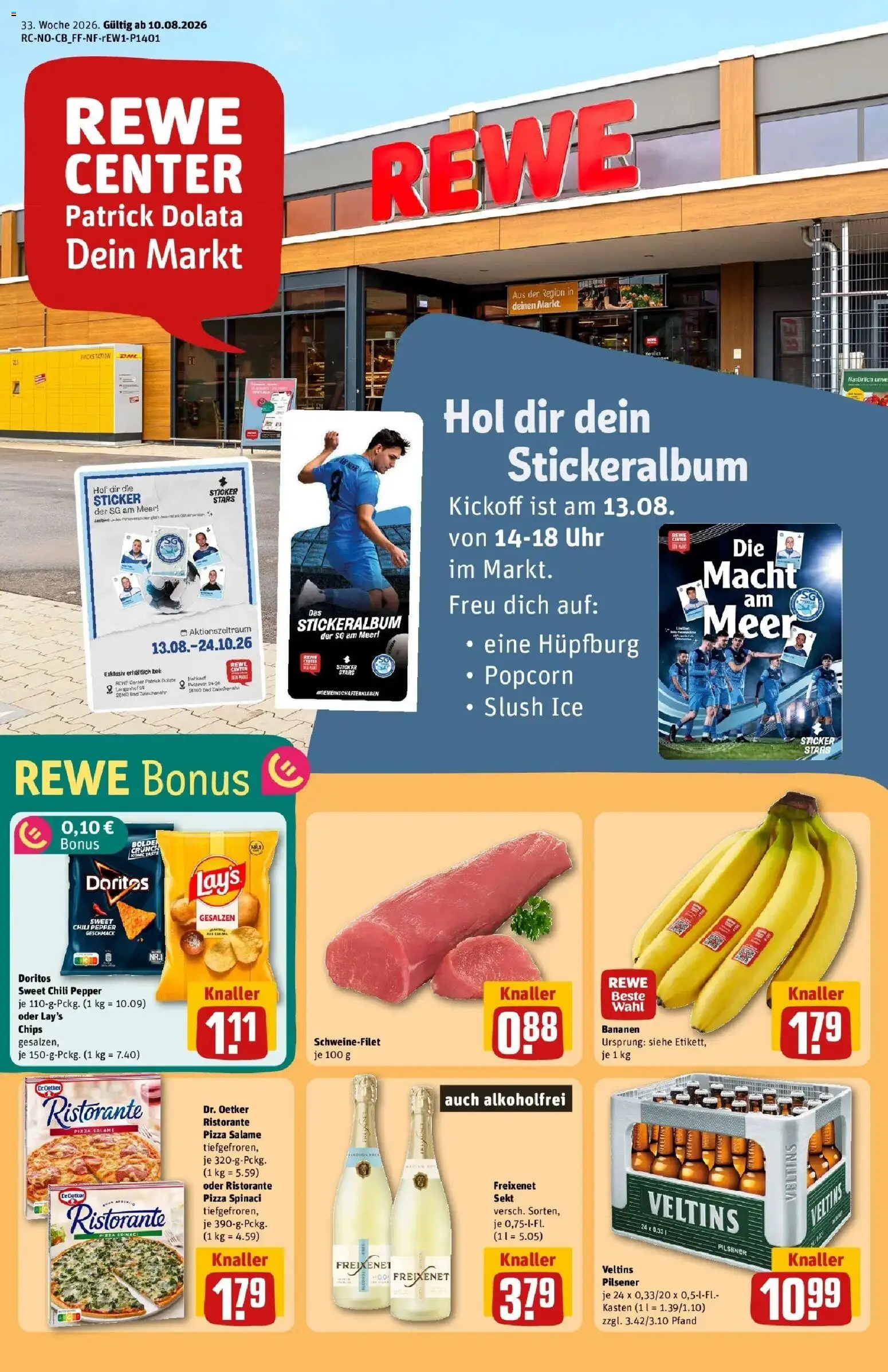 Vorschau von dem Prospekt des Geschäftes Rewe, gültig ab dem 10.08.2026