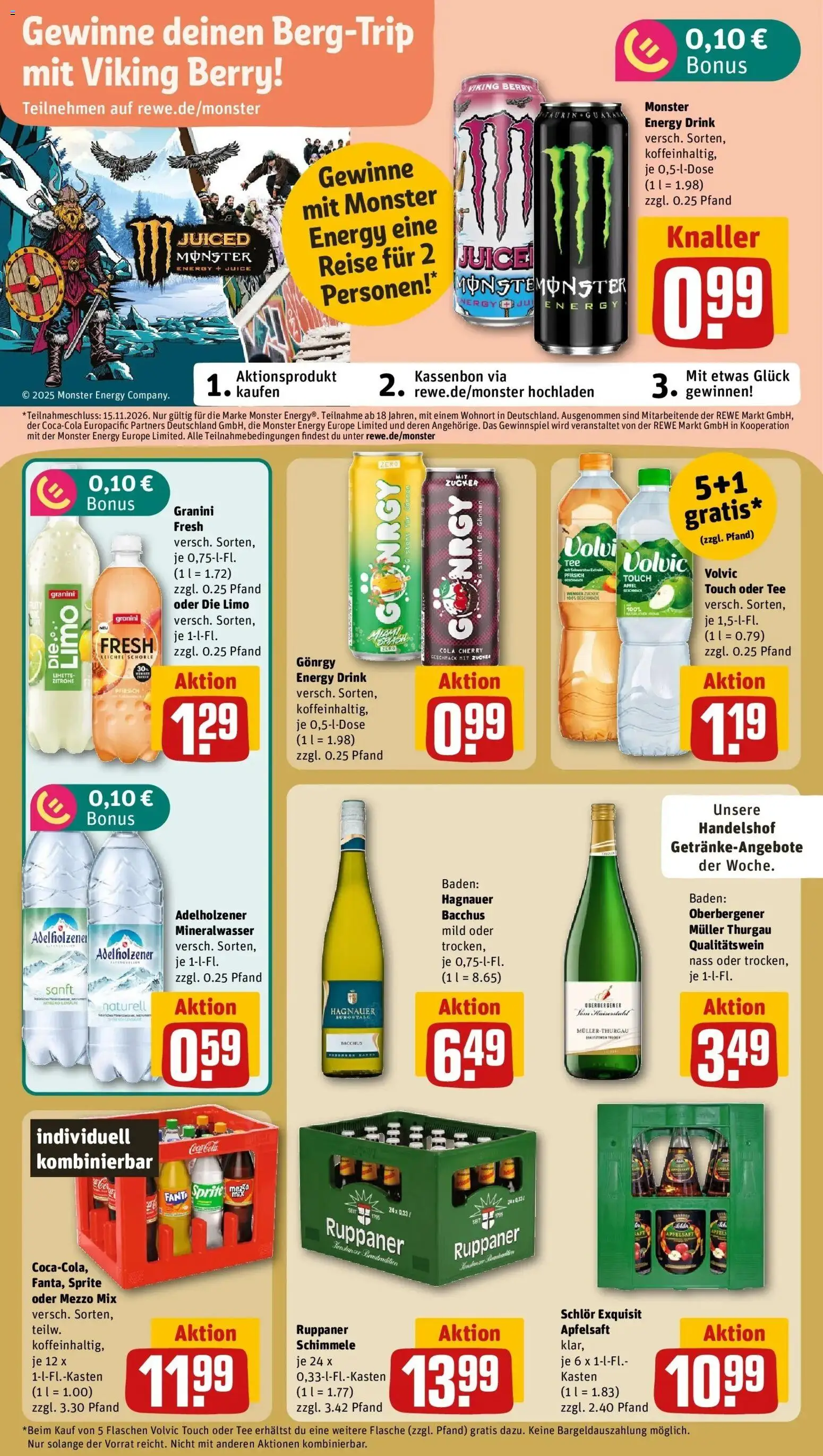 Vorschau von dem Prospekt des Geschäftes Rewe, gültig ab dem 26.10.2026